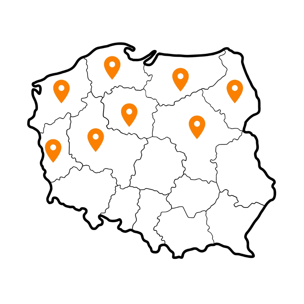 polskie województwa mapa